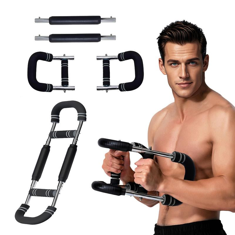 Arm Trainer Strengthen Chest and Arm Muscles Men'S Fitness Trainer Detachable Adjustable Resistance Portable Home Fitness Equipment