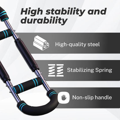 Arm Trainer Strengthen Chest and Arm Muscles Men'S Fitness Trainer Detachable Adjustable Resistance Portable Home Fitness Equipment