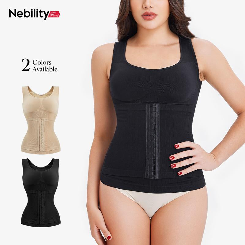 Fitness Belt Corset Camisole with Built in Bra Abdominal Support Tank Top
