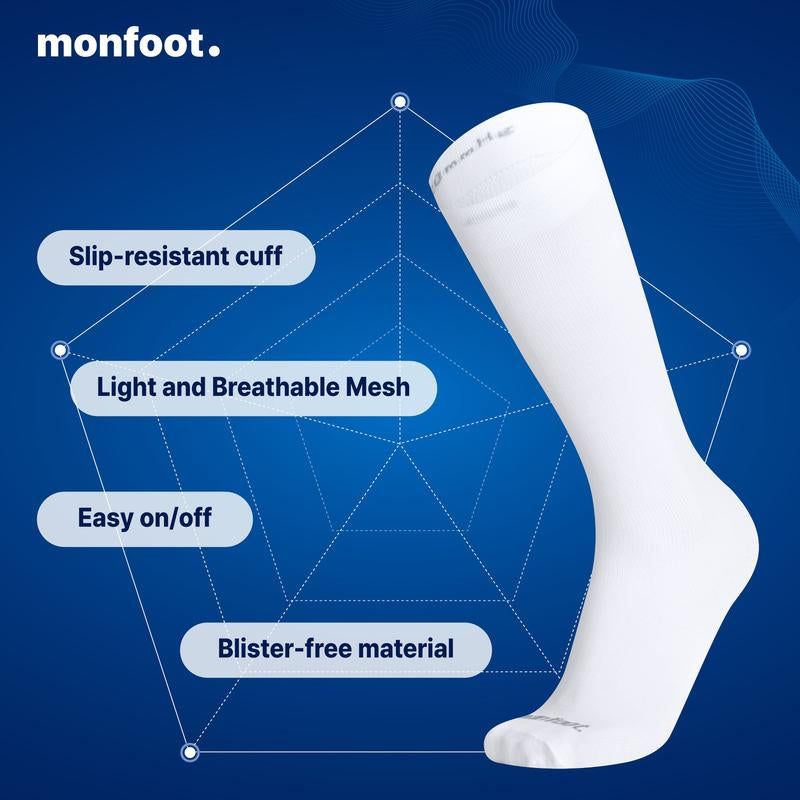 Men'S/Women'S Graduated 15-20Mmhg Comfortfeet Compression Socks 3Pk