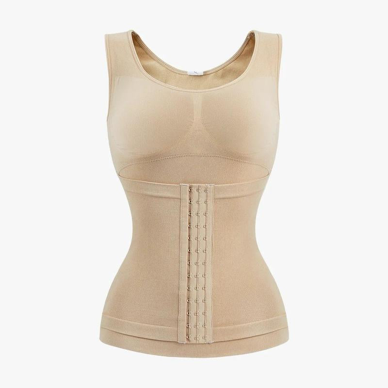Fitness Belt Corset Camisole with Built in Bra Abdominal Support Tank Top