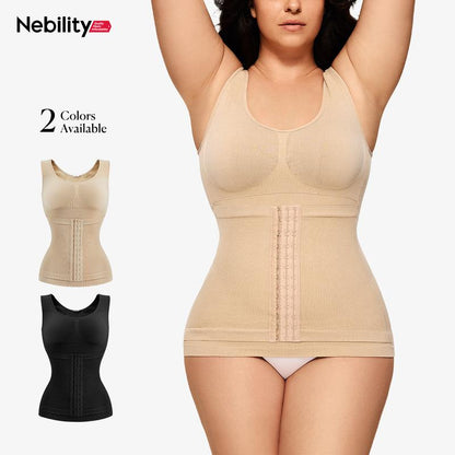 Fitness Belt Corset Camisole with Built in Bra Abdominal Support Tank Top