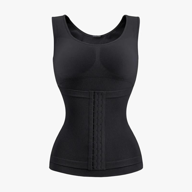 Fitness Belt Corset Camisole with Built in Bra Abdominal Support Tank Top